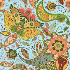 seamless pattern with flowers