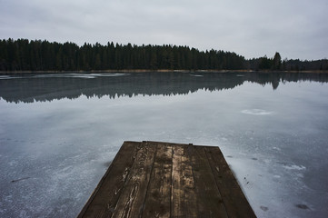 Winter in the Republic of Karelia, Russia