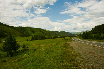 Fototapeta na wymiar Untouched nature of Altai mountains, Russia