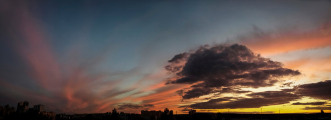 Sunset panorama