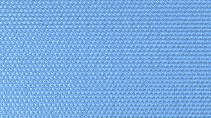 Top view of a cell pattern of hexagonal cells with nuclei - 3d illustration