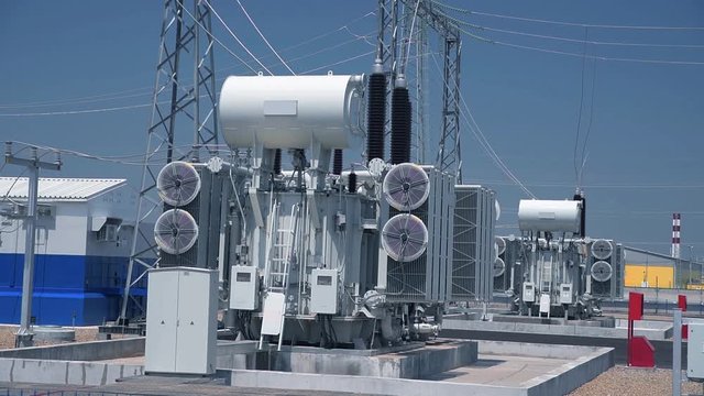 Operation of power transformers of electric current at a high-voltage substation