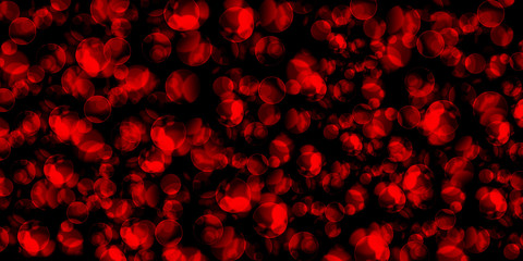 Abstract background of various bokeh lightes