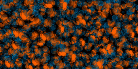 Abstract background of various bokeh lightes