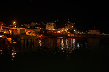 Fototapeta premium Luarca, beautiful coastal village of Asturias,Spain