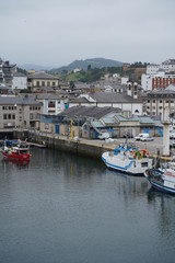 Obraz premium Luarca, beautiful coastal village of Asturias,Spain