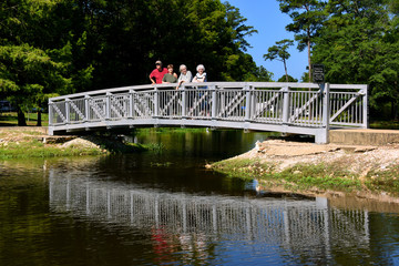 Bridge at White Oak Lake State Park