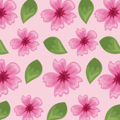 Obraz na płótnie Canvas Flowers color pink pattern detailed style