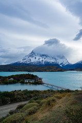 Lago Pehoé with Los Cuernos on the background.
Patagonia, Chile.