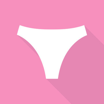  women's panties icon. underwear icon. bikini  with shadow 