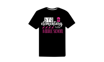 Bye Elementary Hello Middle School