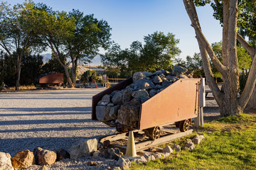 Morning view of the beautiful campground area of KOA Journey