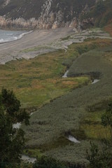 Asturias. Barayo beach in Spain. 