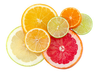 Fototapeta na wymiar Citrus slices
