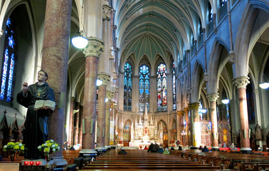 The Church of St. Augustine and St. John, commonly known as John's Lane Church, located in Dublin, Ireland.