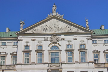 Barokowy Pałac Krasińskich w Warszawie (Polska), wybudowany w 1695 roku, zwany też Pałacem Rzeczypospolitej.