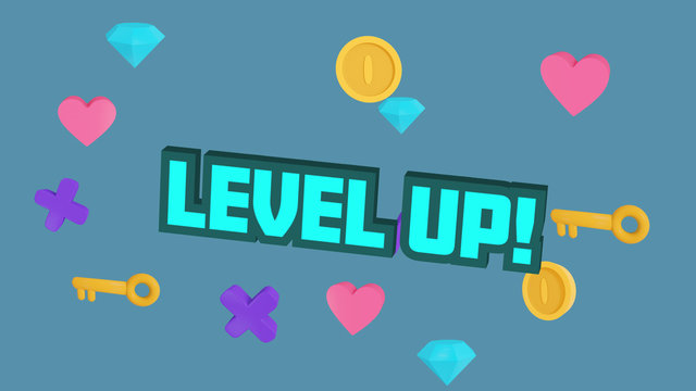 Level Up Fun Gaming Title