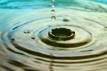 Close up of water droplet