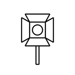 Spotlight icon on white background