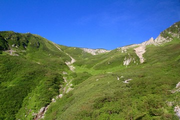 Fototapeta na wymiar 駒ヶ岳ロープウェイからの眺め