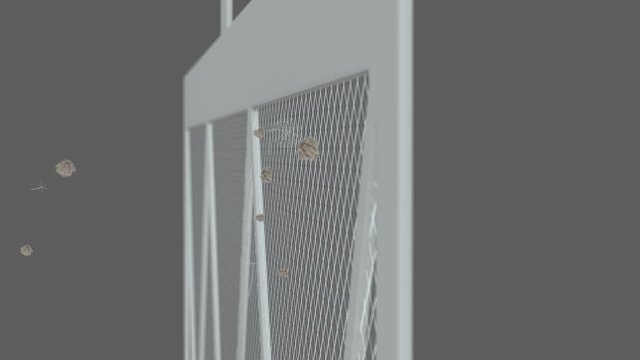 Pre-filter that can remove dust, human hair, pollen  and allergens and refresh indoor air. The process of attaching various dust to the pre-filter by airflow is expressed in 3D video.