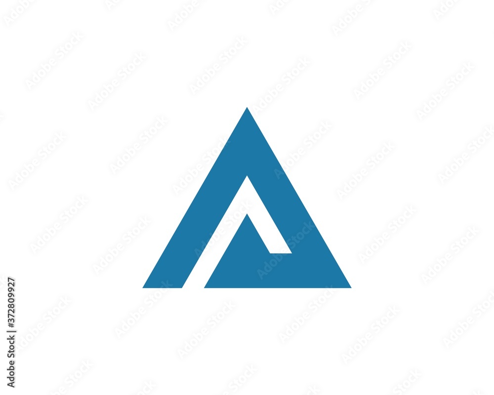 Wall mural abstract triangle shape