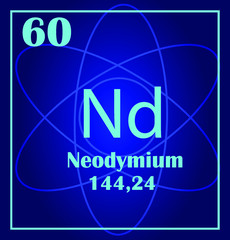 Chemical element of periodic table
