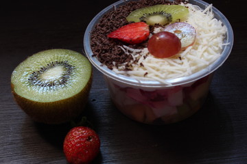 yogurt with fruits