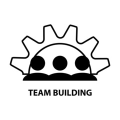 logo for company.team building icon