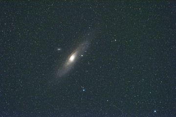 アンドロメダ星雲　　AF-S　500ミリで撮影した星系写真です
