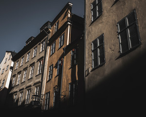 old houses in the old town