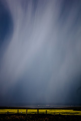 storm over the field