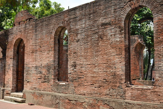 Jose Rizal At Fort Santiago Shrine Walls In Intramuros, Manila, Philippines