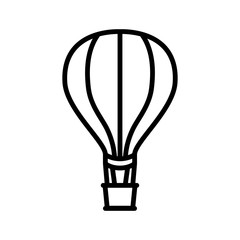 Obraz premium air balloon icon vector illustration design