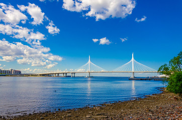 Bridge over the Gulf of Finland.