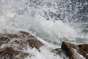 三﨑公園・磯の波（福島県・いわき市）