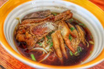 spicy chicken noodle soup