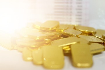 Gold bullion background
