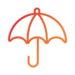 umbrella insurance gradient style icon