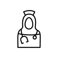 Nurse icon vector design template