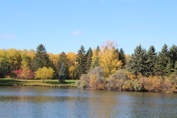 Autumn On The Lake, William Hawrelak Park, Edmonton, Alberta