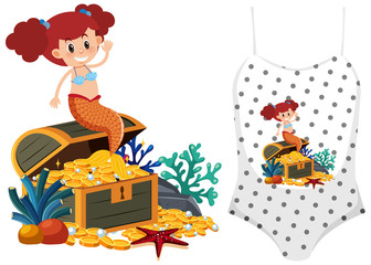 One piece swimsuit mock up