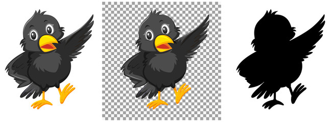 Set of bird character