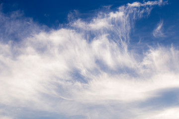 Blue sky and clouds