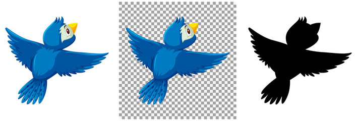 Set of bird character