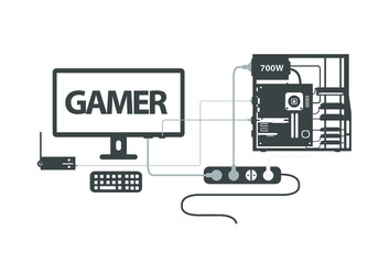 Desktop computer Icon