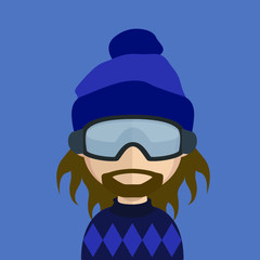 People avatars, Vector women, men avatar