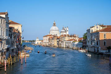 Fototapeta na wymiar The Canale Grande in Venice on a sunny day