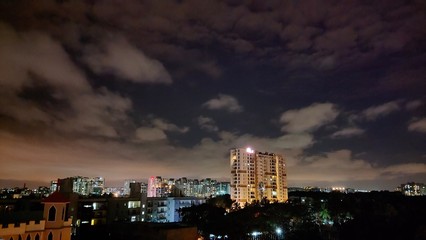 Fototapeta premium night view of the city