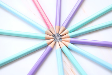 close up pencil background. School item and office supplies